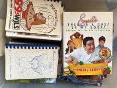 Large lot of cookbooks