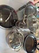 Large lot of pots and pans