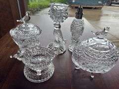 Lot of Hofbauer byrdes lead crystal items as shown.
