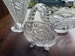 Lot of Hofbauer byrdes lead crystal items as shown.