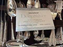 International deep silver set in case