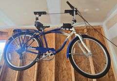 Schwinn 26 inch men's blue bike.