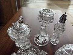 Lot of Hofbauer byrdes lead crystal items as shown.