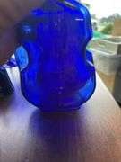 Large lot of cobalt blue glassware