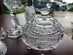 Lot of Hofbauer byrdes lead crystal items as shown.