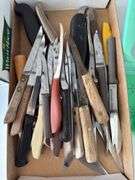 Large lot of knives
