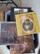 Large lot of record albums