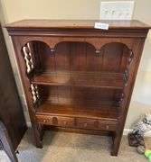 Wood shelf with 2 drawers