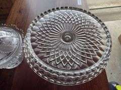 Cake plate and covered dish