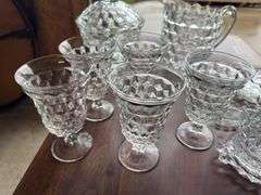 Lot of Fostoria American items as shown