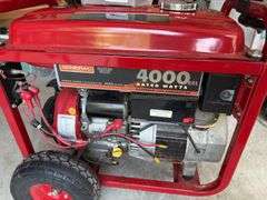 Generac 4000EXL generator with electric start