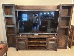 Large entertainment center. Contents NOT included