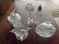 Lot of Hofbauer byrdes lead crystal items as shown.