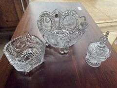 Lot of Hofbauer byrdes lead crystal items as shown.