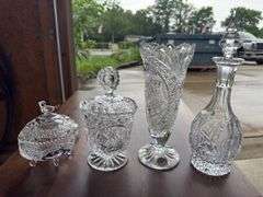 Lot of Hofbauer byrdes lead crystal items as shown.