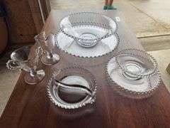 Lot of candle wick glass as shown