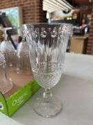 7 Shannon crystal goblets