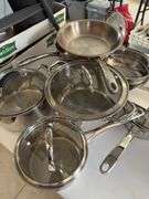 Set of Frankoma pots and pans