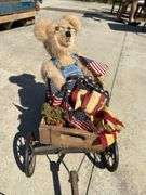 Americana wagon with bear