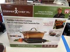 Large lot of copper chef pots and pans, etc