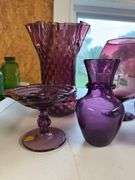 Purple or amethyst glass