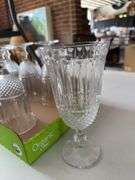 7 Shannon crystal goblets