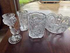 Lot of Hofbauer byrdes lead crystal items as shown.
