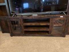 Large entertainment center. Contents NOT included