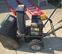 Yard machines snowblower
