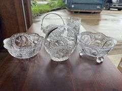 Lot of Hofbauer byrdes lead crystal items as shown.