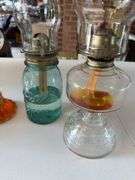 Oil lamps as shown