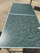 Centerfold camping table
