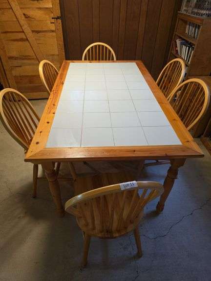 Table and 6 chairs
