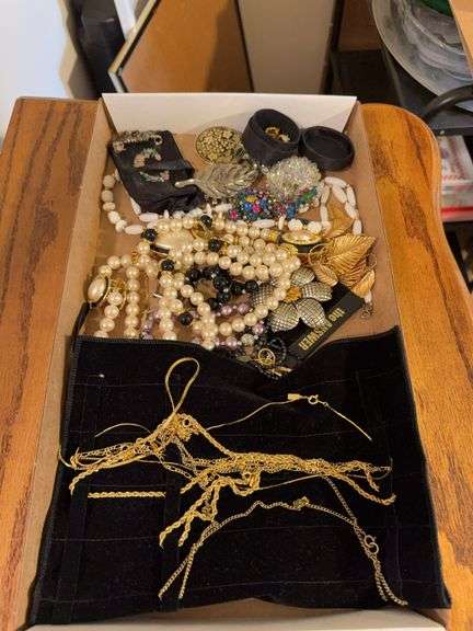 Costume jewelry as shown. All items reacted to earth magnet