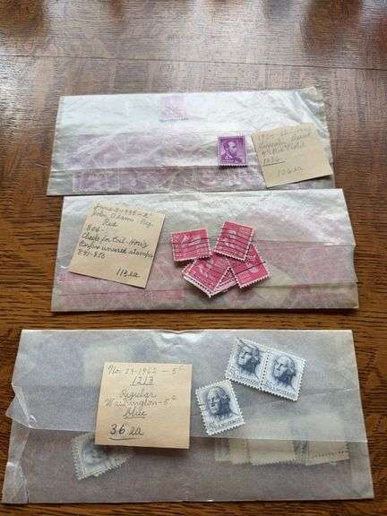 Used presidential and political stamps as shown image