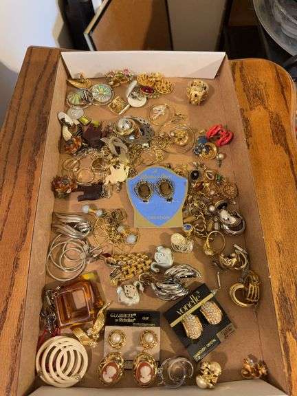 Costume jewelry as shown. All items reacted to earth magnet