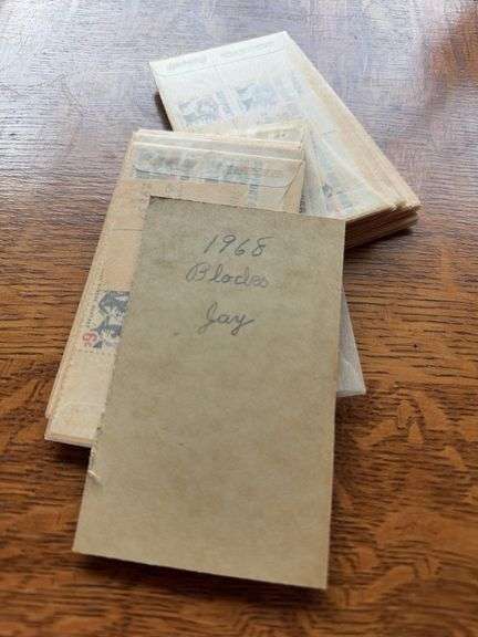 1968 United States postage stamp blocks image