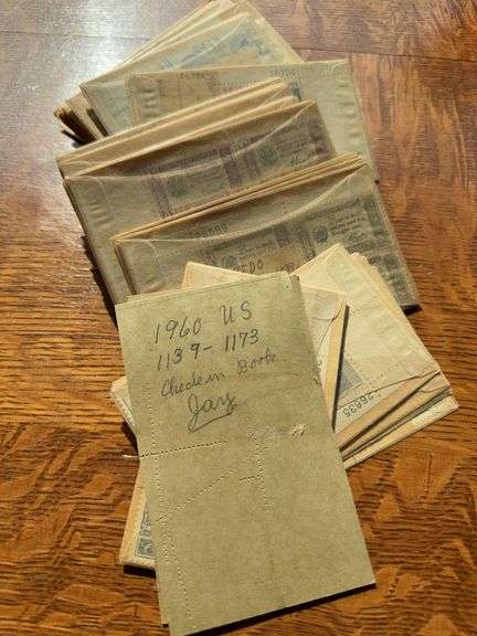 1960 plate blocks as shown. Decedent’s notes of 1139-1173 image