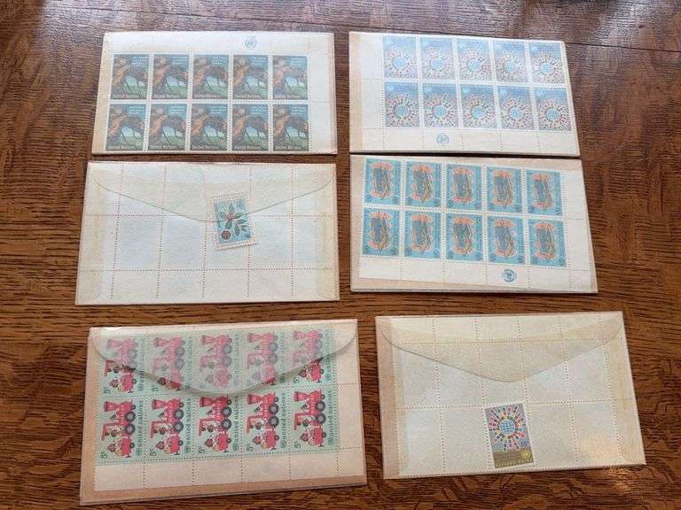 1966 United States postage blocks image