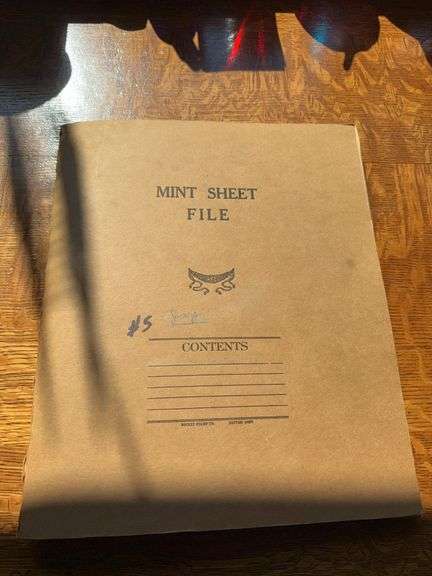 Mint sheet file 1963 thru 1964 as shown image
