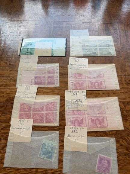 1948 US Postage stamps as shown unused image