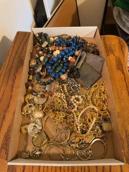 Costume jewelry as shown. All items reacted to earth magnet