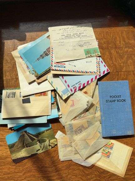 Deal of the day 1: large amount of foreign stamps, postcards, etc image