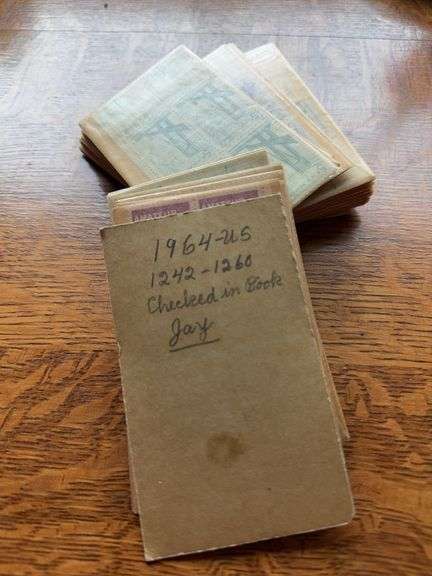 1964 United States plate blocks. Decedent’s notes say 1242-1260 image