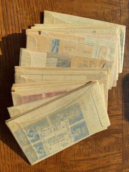 1958 plate blocks 1100 to 1123 per decedent’s notes image