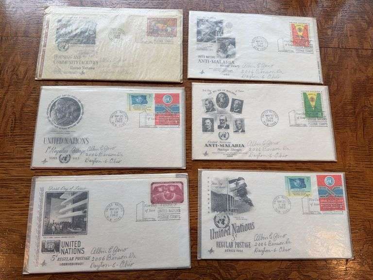 1962 envelopes and postage as shown image