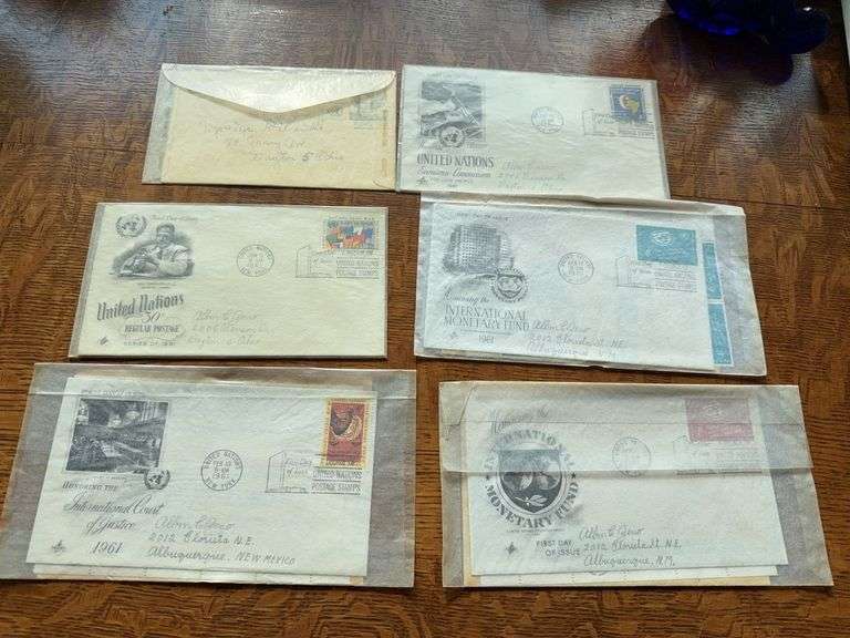 1961 envelopes with postage as shown image
