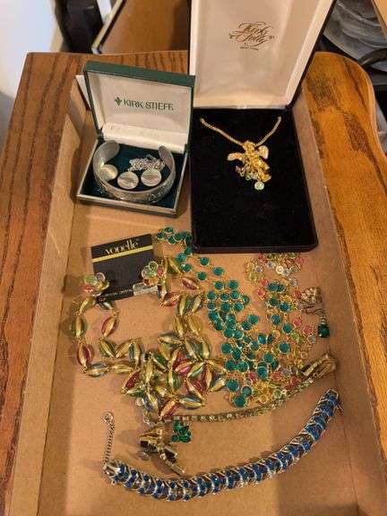 Costume jewelry as shown.