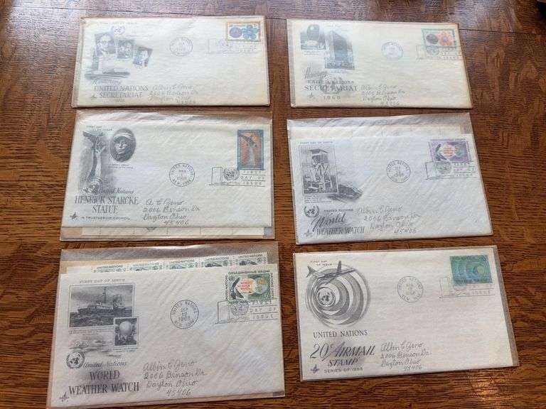 1968 first day issue envelopes and postage image