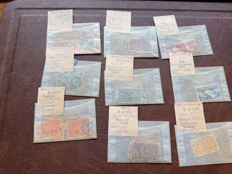 1920s through 1950s Special Delivery related. Used image